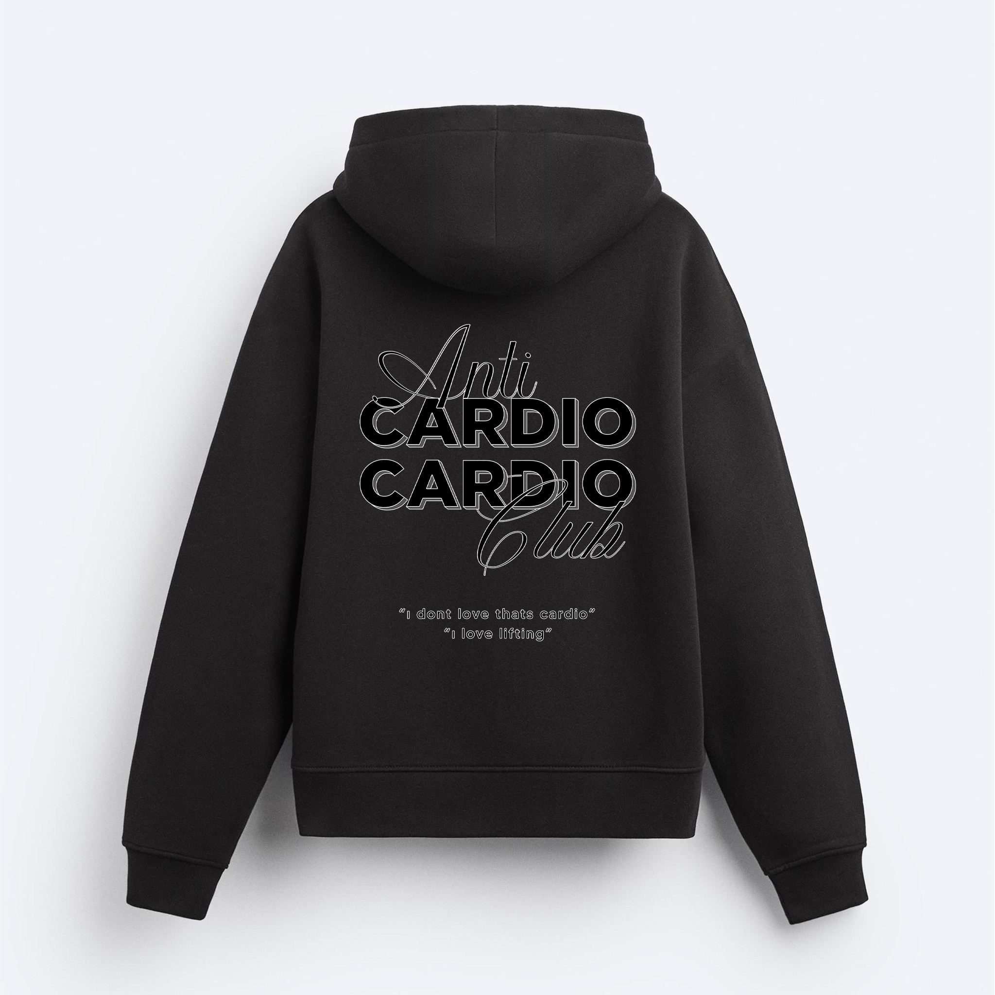 Anti Cardio Cardio Kapşonlu Sweatshirt