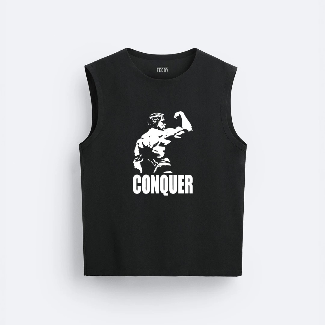 Conquer Kolsuz Tişört