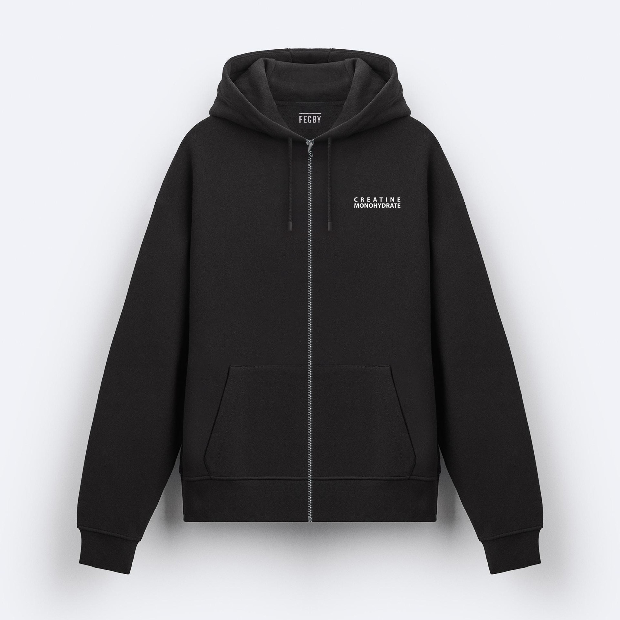 Creatine Monohydrate Fermuarlı Hoodie
