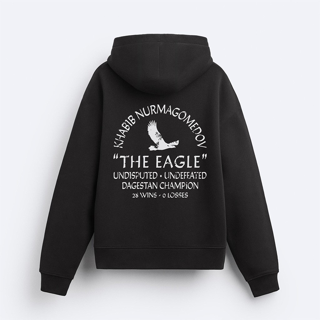 Dagestan Eagle Fermuarlı Hoodie