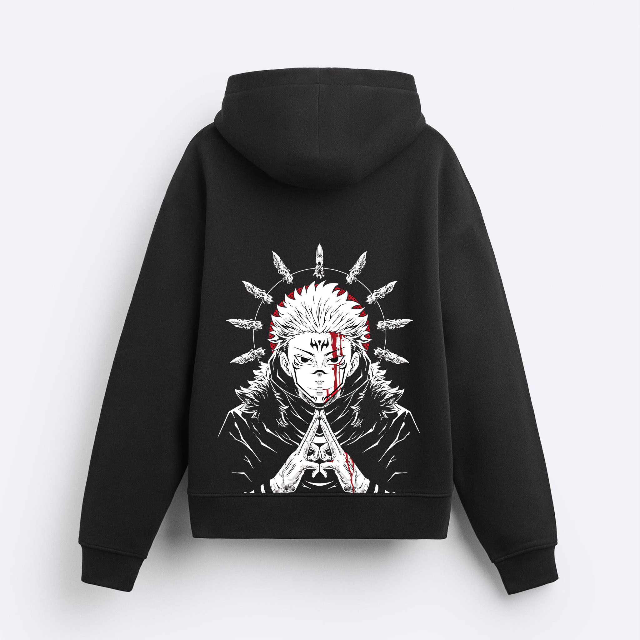 Anime Series King Cursed Sakuna Kapşonlu Sweatshirt