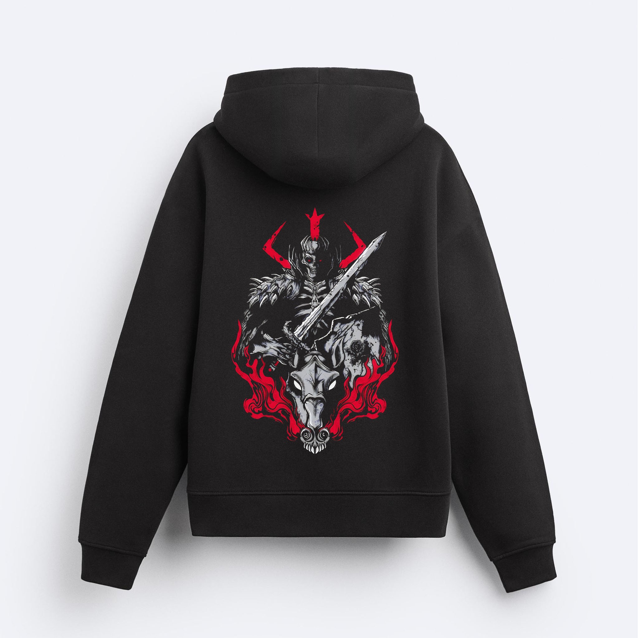 Skull Knight Red Sweatshirt