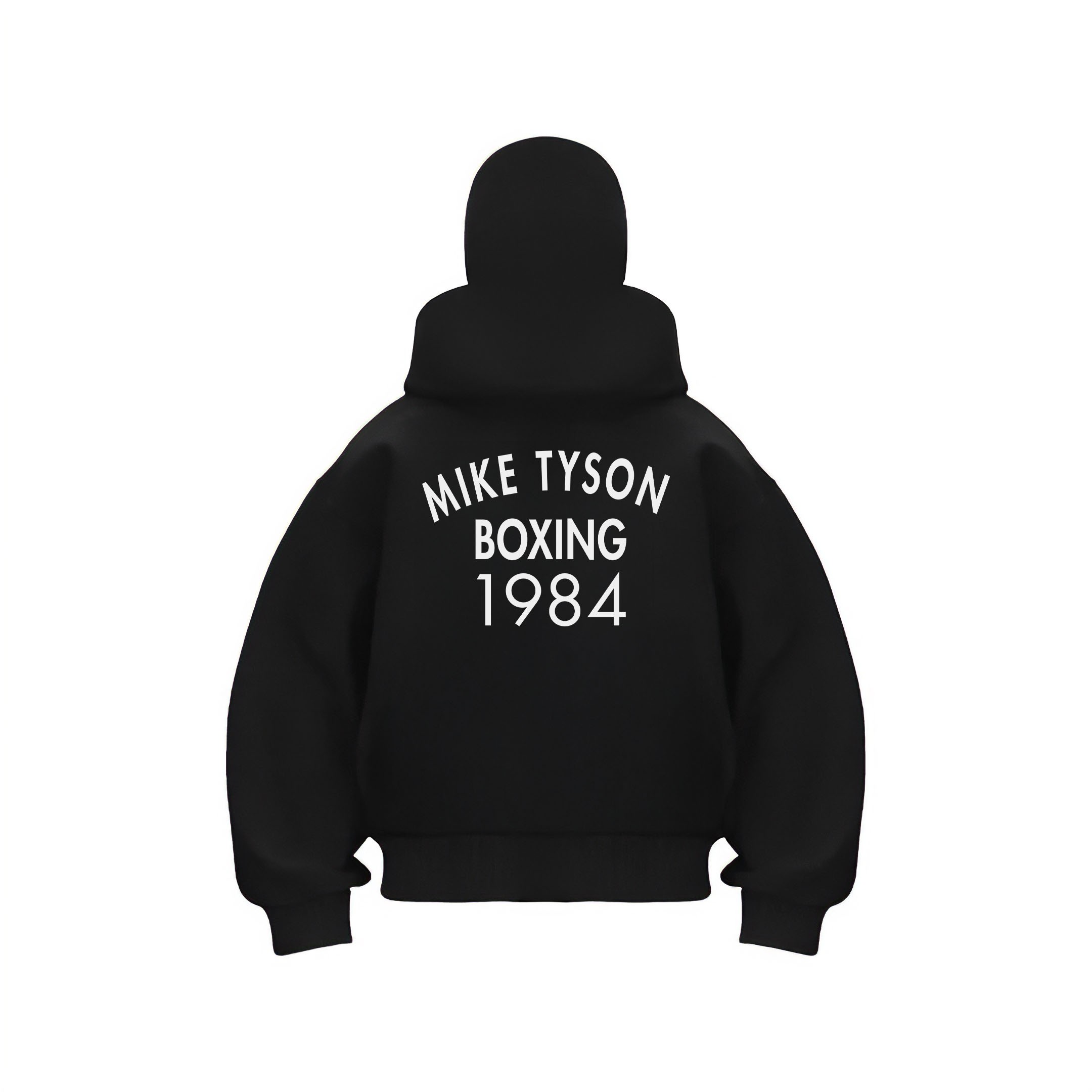 Mike Tyson Boxing Ninja Kar Maskeli Fermuarlı Hoodie