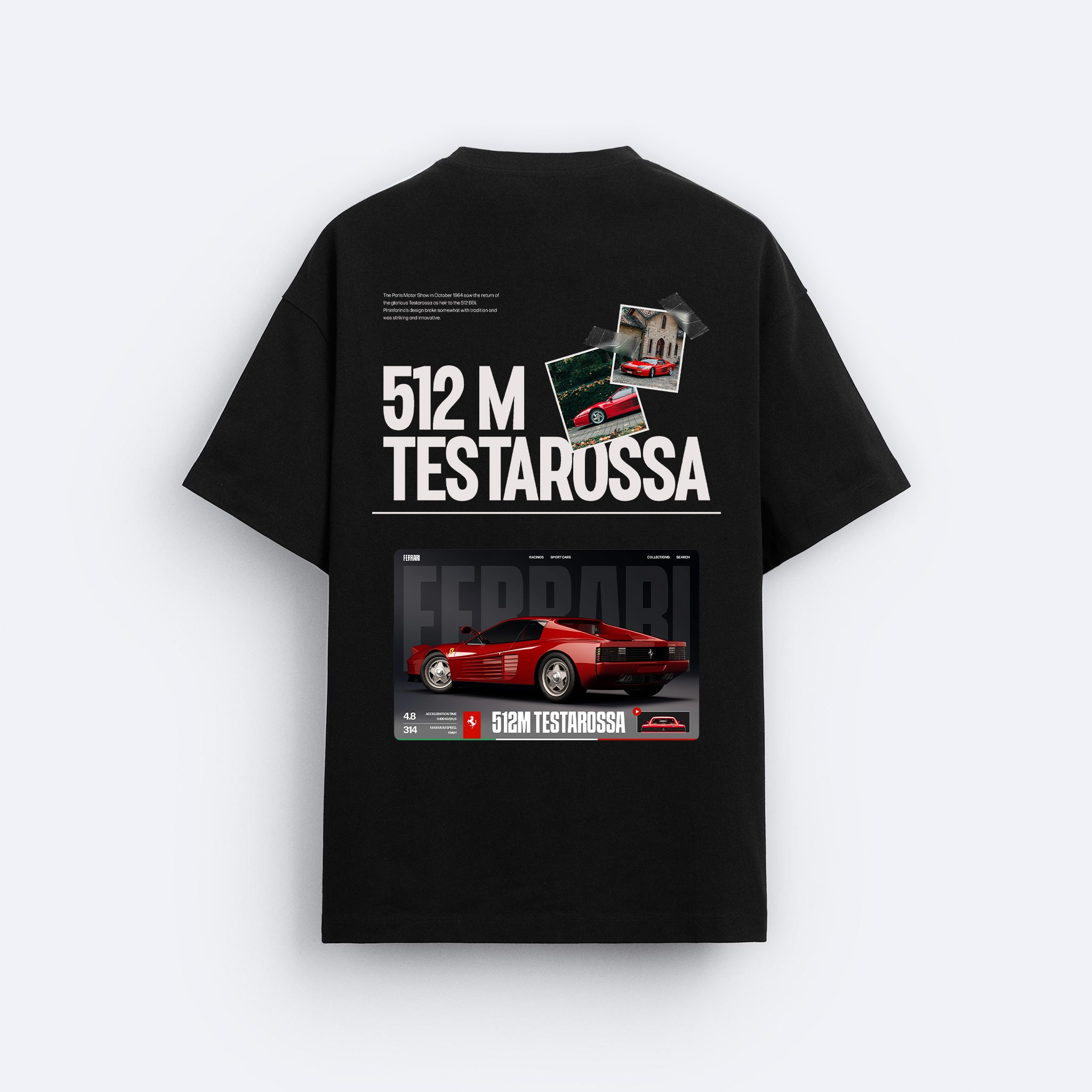 512M Testarossa Tişört