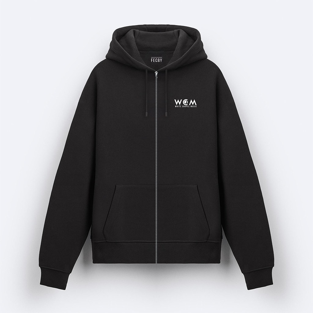 Ceg White Chapel Music Fermuarlı Hoodie