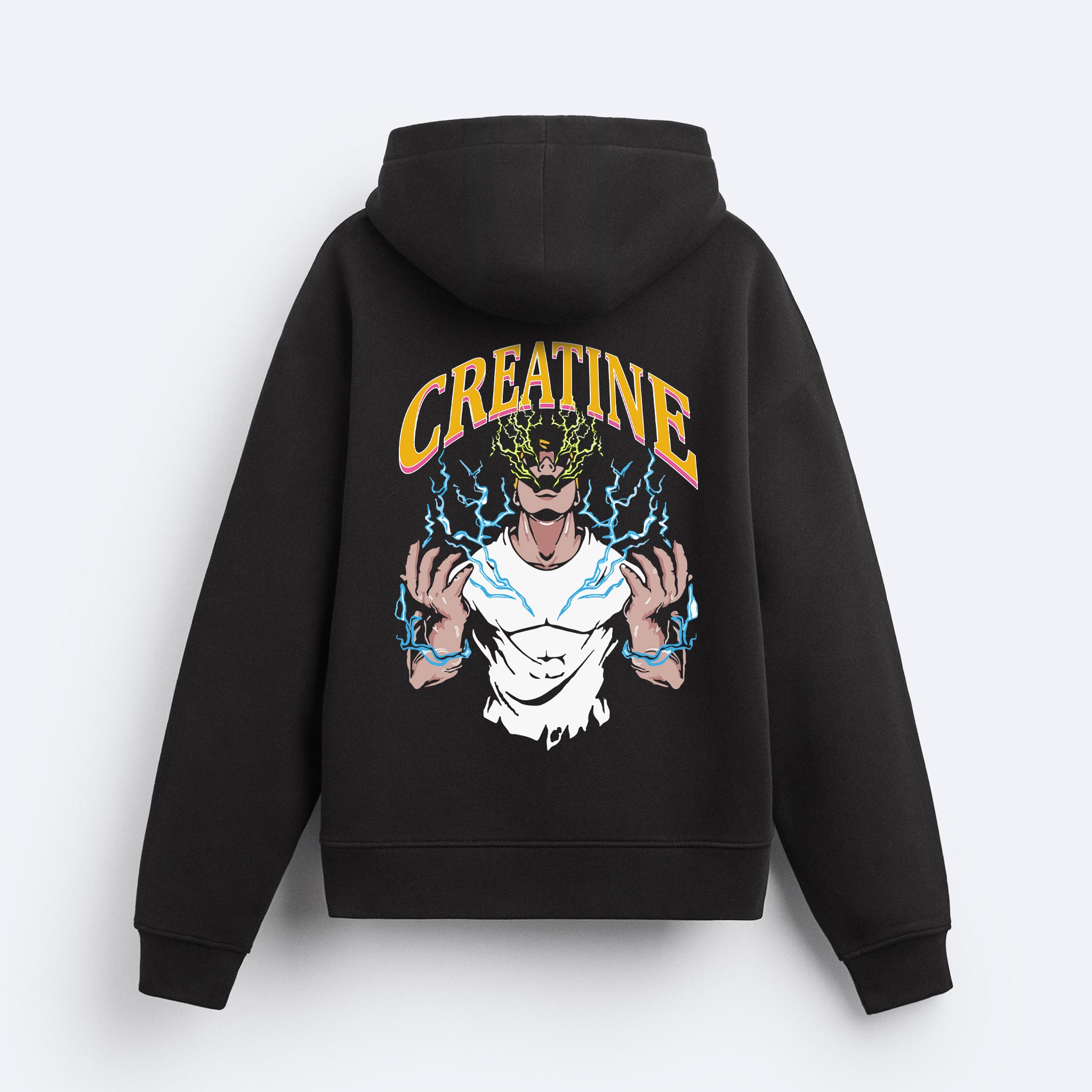 Creatine Fermuarlı Hoodie