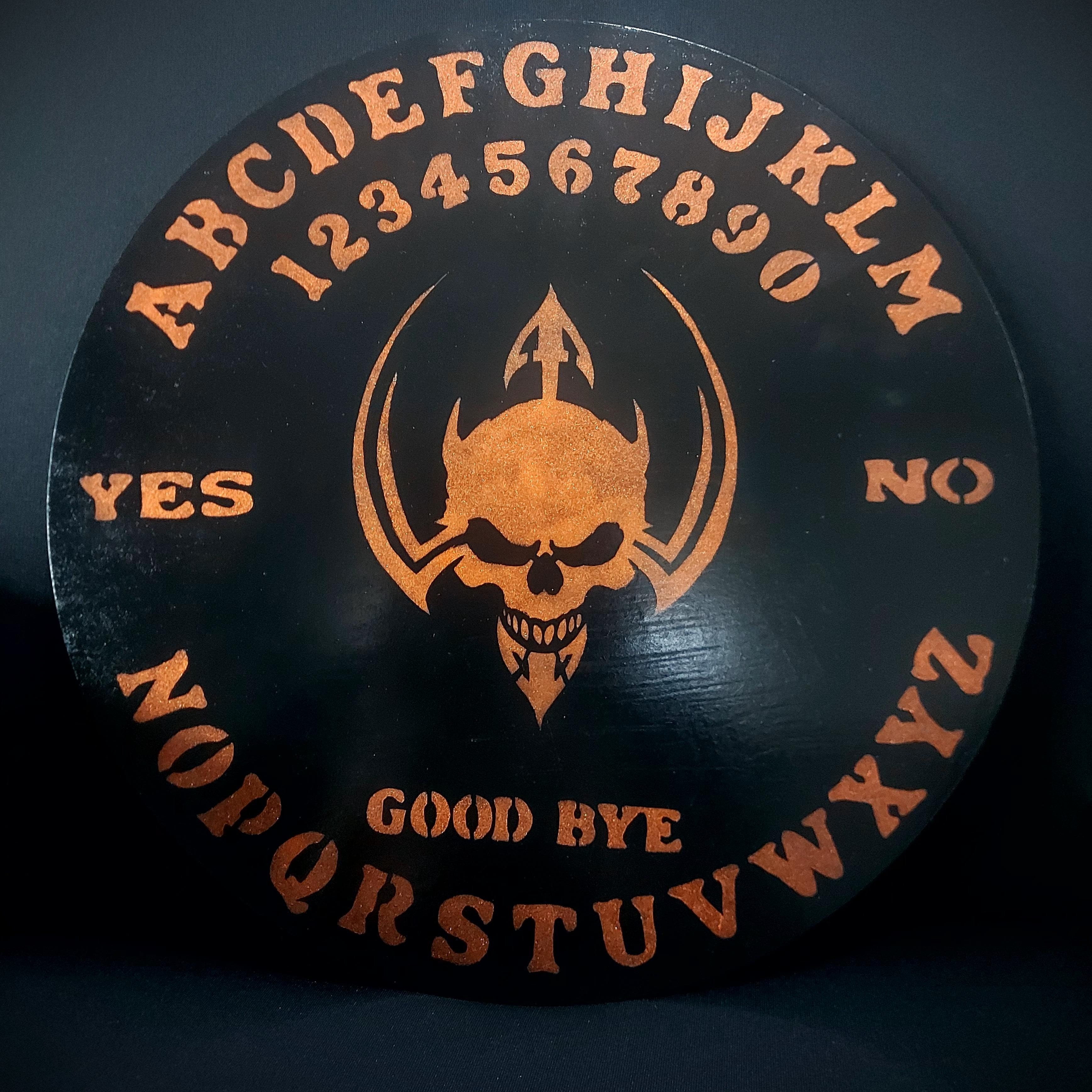 Copper Skull Ouija Board