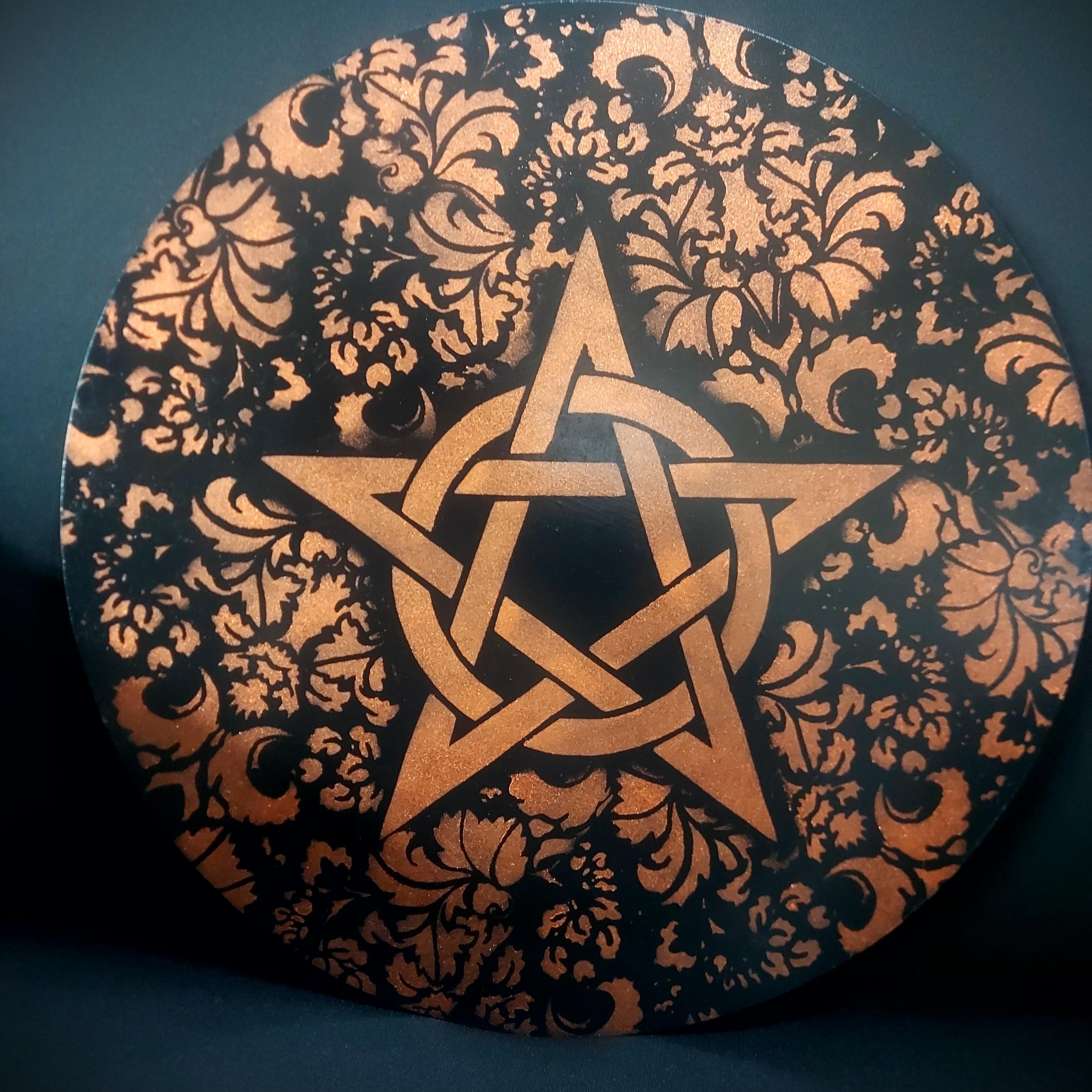 Copper Skull Ouija Board
