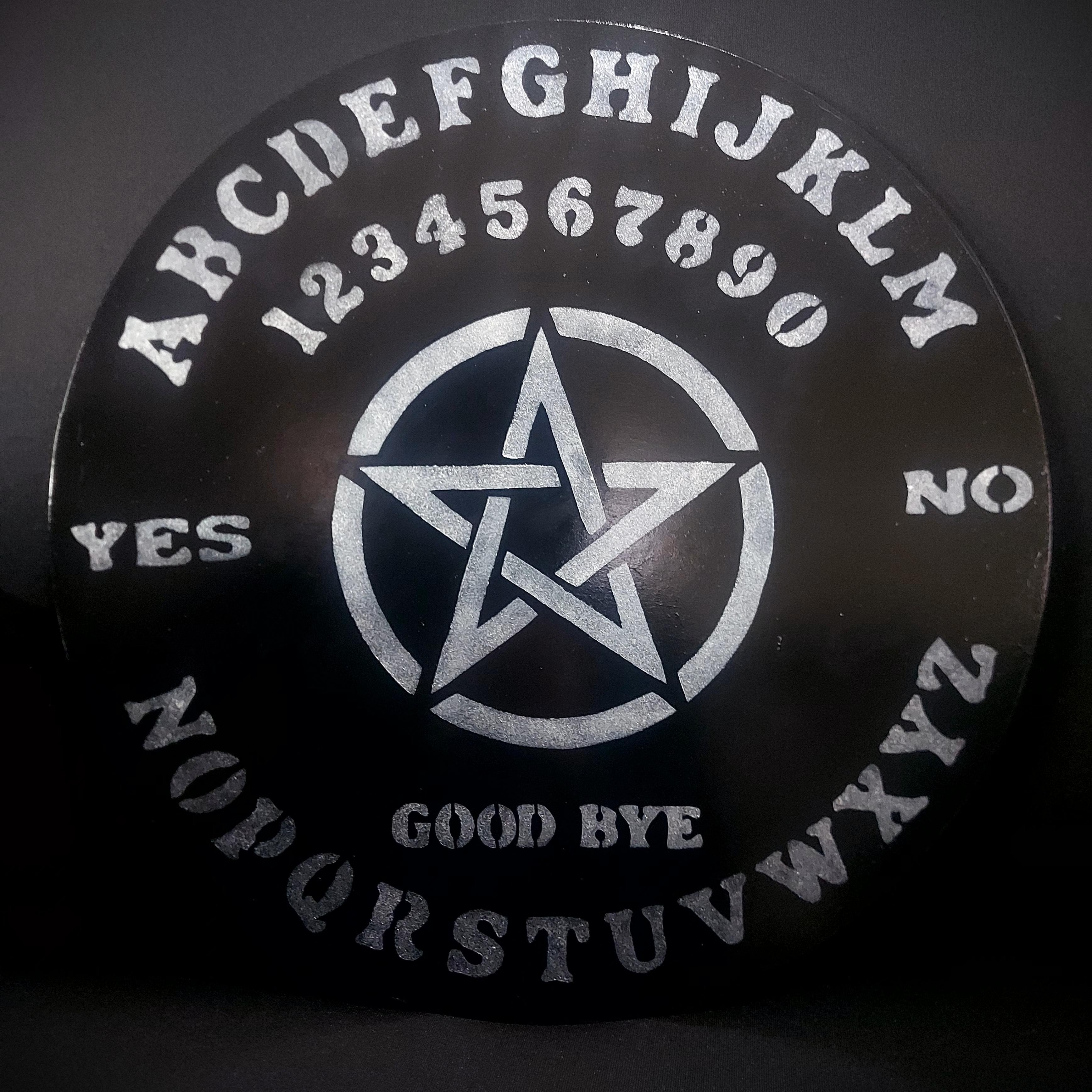 Silver Pentacle Ouija Board