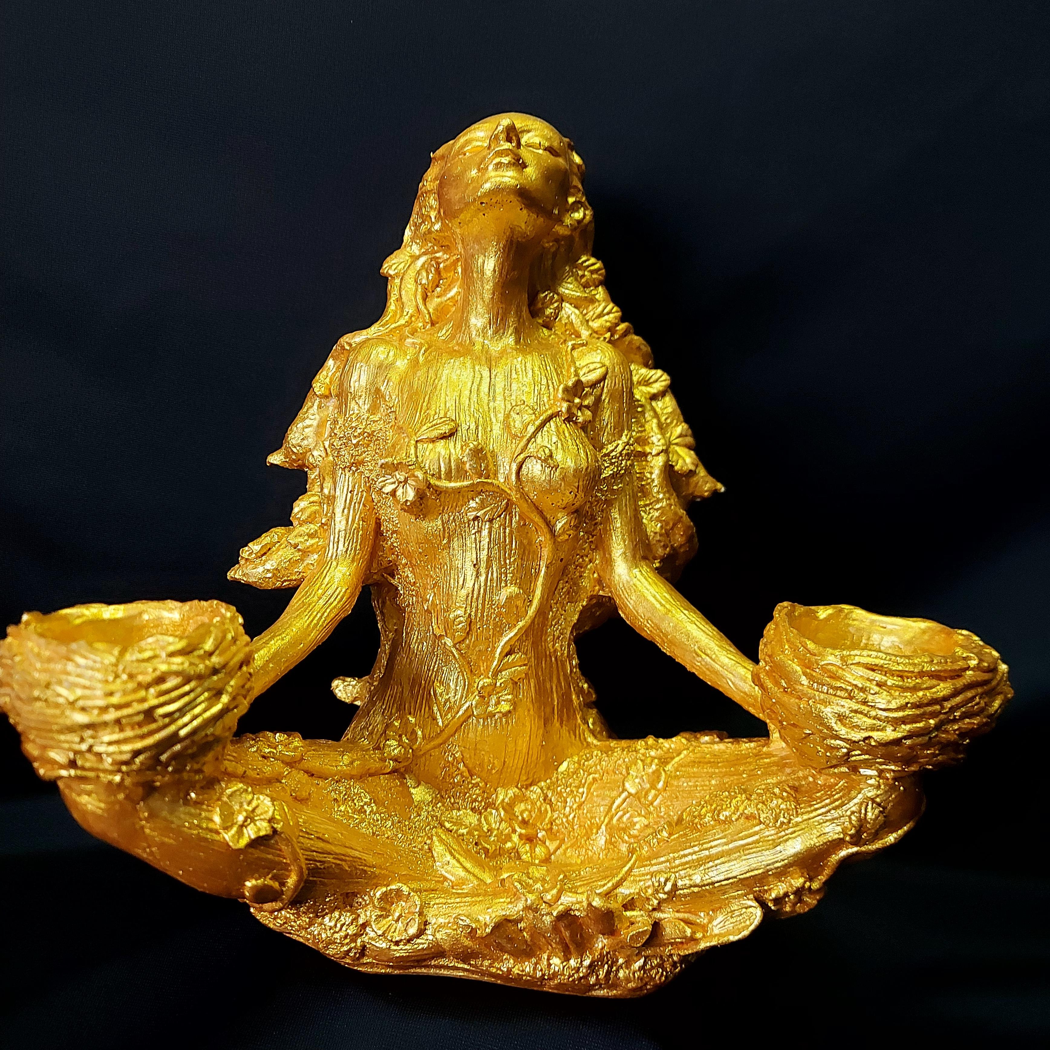 Nature Goddess Statue - Candle Holder