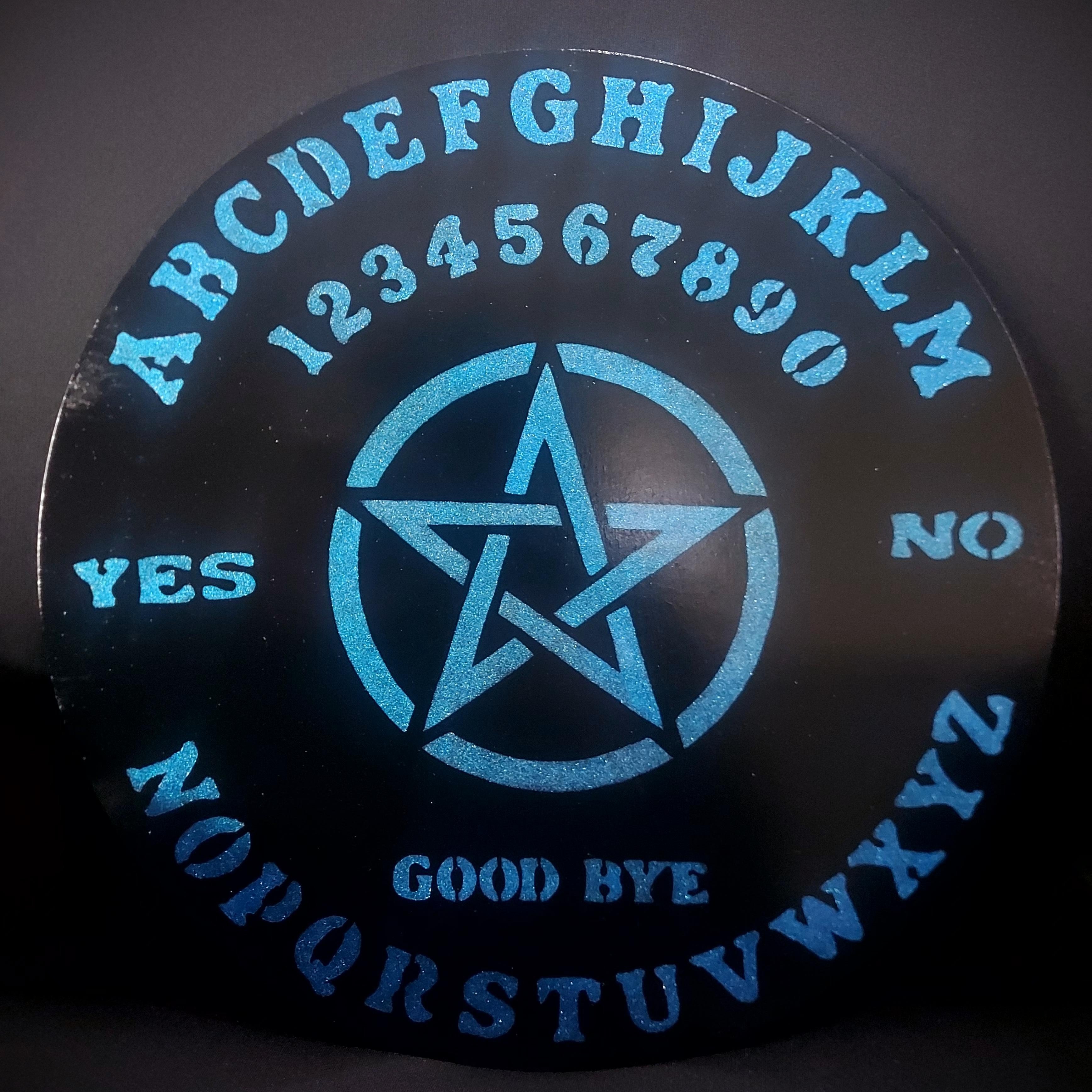 Blue Pentacle Ouija Board