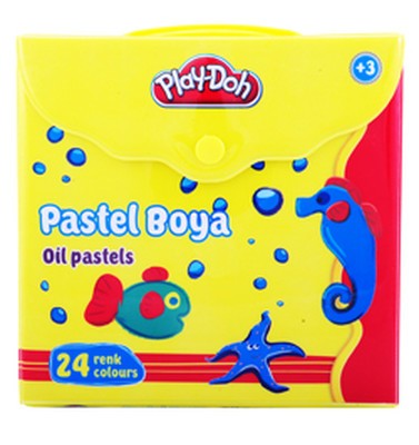 Play Dohh Plastik Kutu Pastel Boya 24'lü