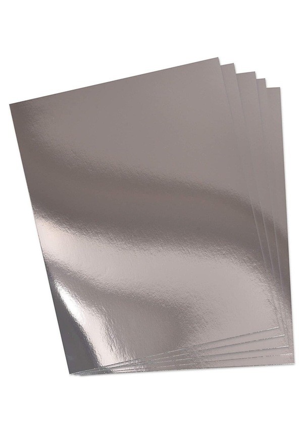 Gınza Fon Kartonu Metalik 50x70 cm 10 Gümüş
