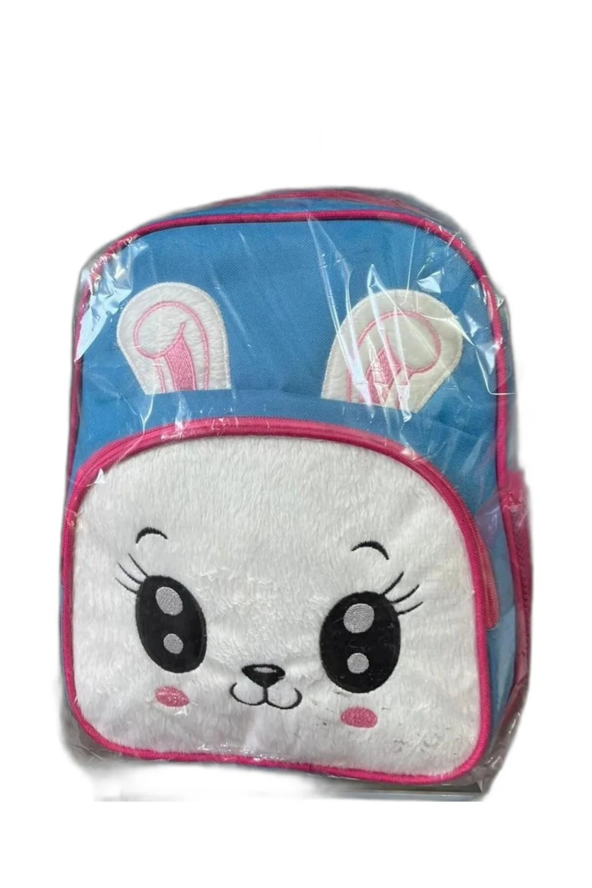 Peluş Tavşan Çanta - Mavi