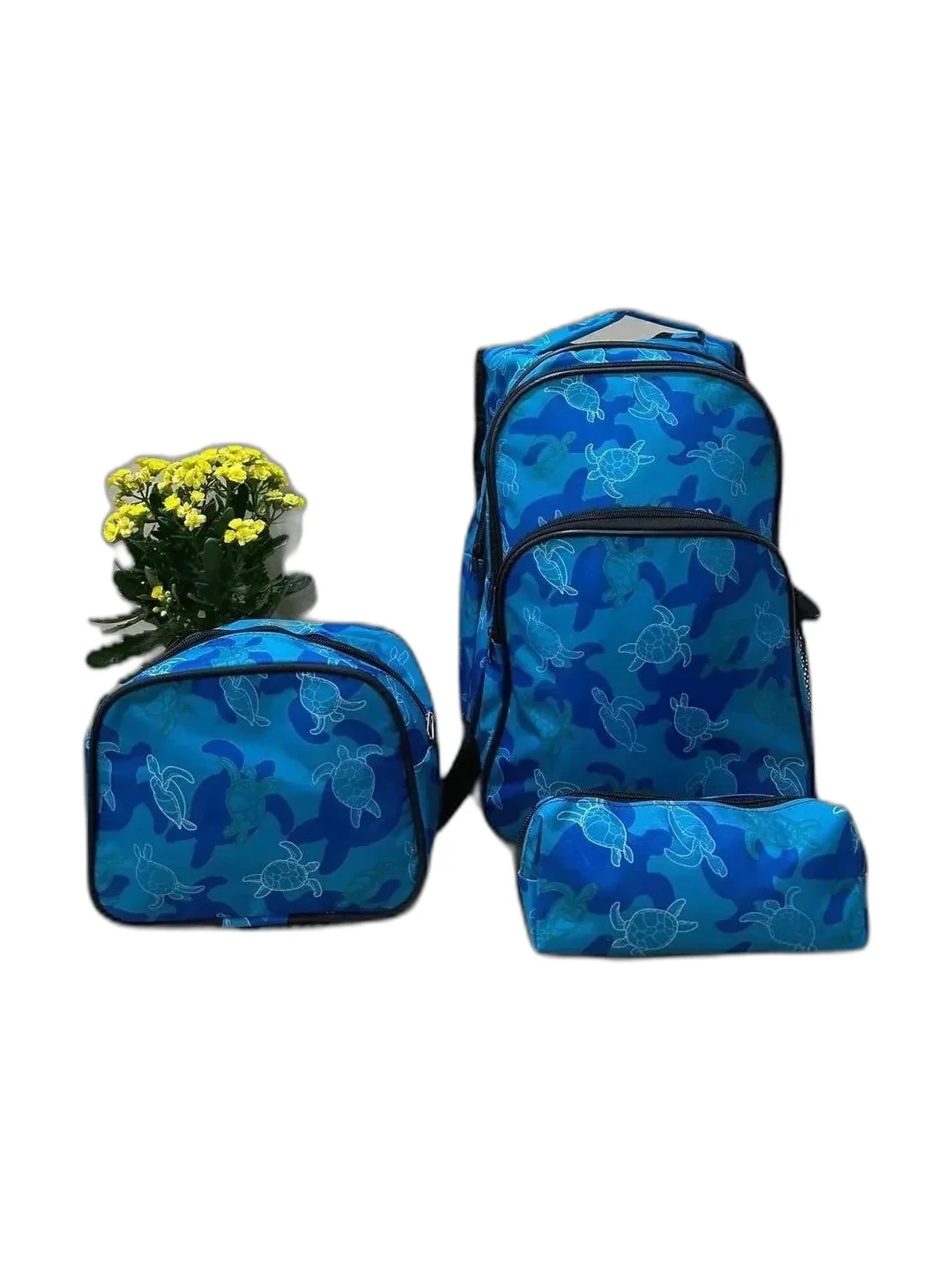 Çizgi Film Karakter Desen Beslenmeli Okul Çantası - çok renkli2