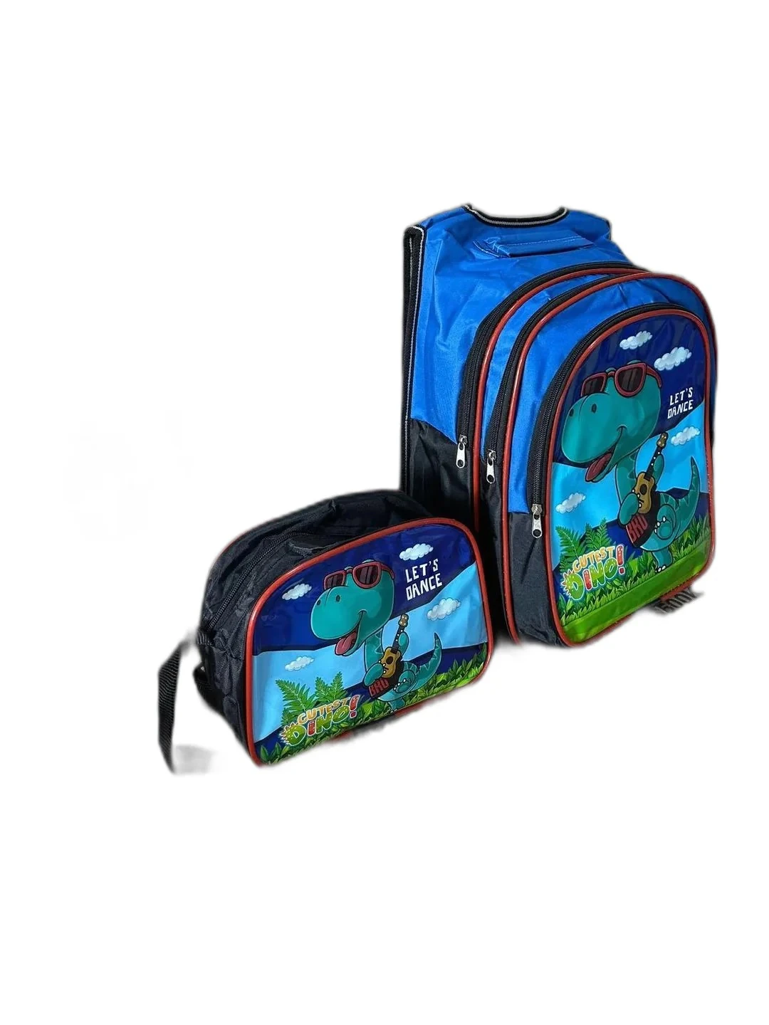 Çizgi Film Karekter Baskı Beslenmeli Okul Çantası