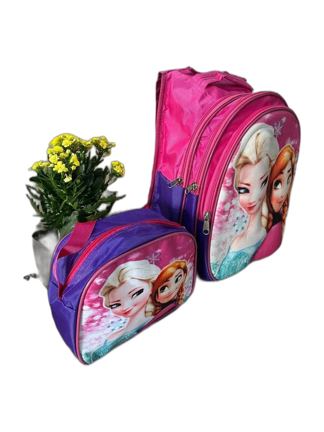 3D Kabartmalı Çizgi Film Karekter Desenli Okul Çantası