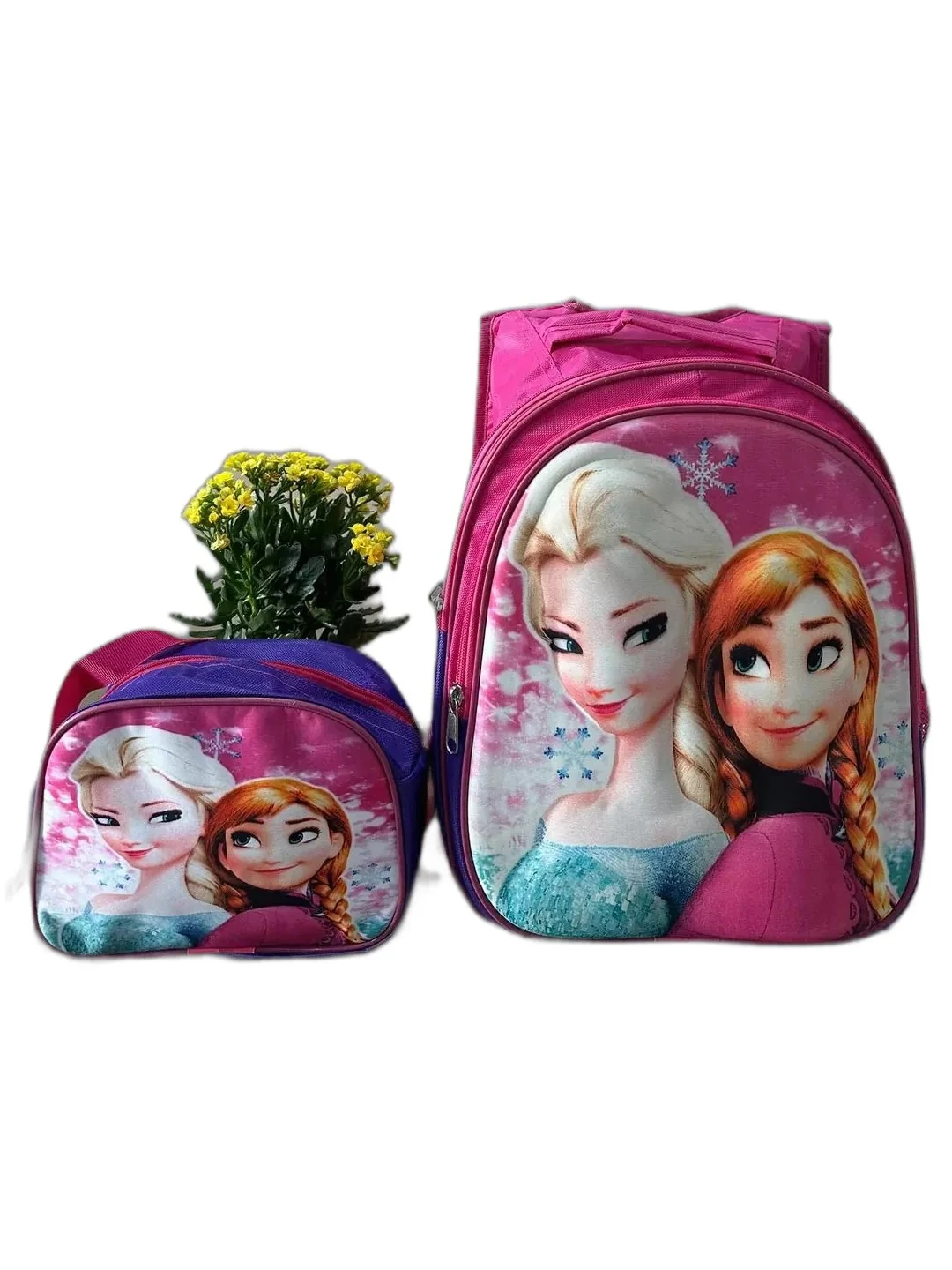 3D Kabartmalı Çizgi Film Karekter Desenli Okul Çantası - çok renkli1