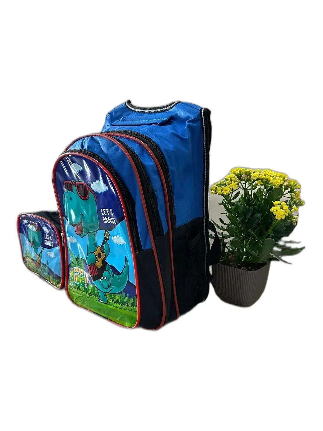 Çizgi Film Karekter Baskı Beslenmeli Okul Çantası