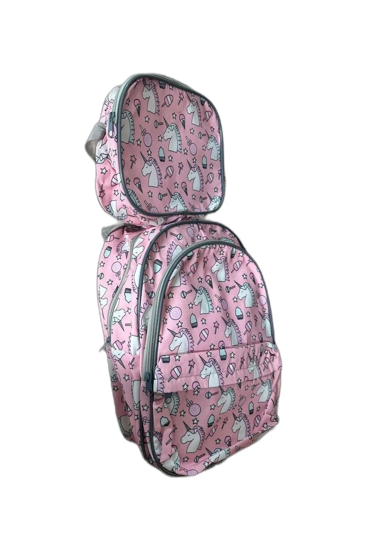 Unicorn Desen Beslenmeli Okul Çantası