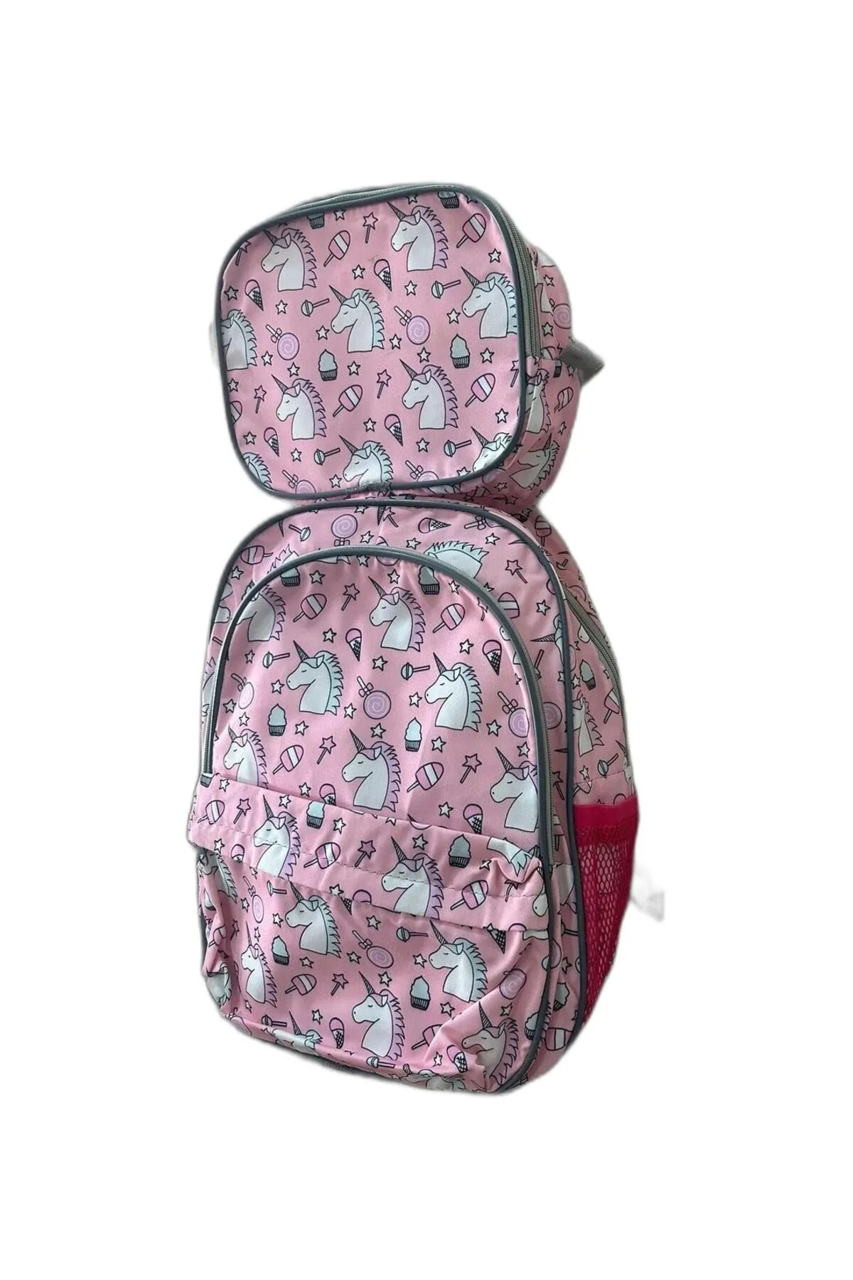 Unicorn Desen Beslenmeli Okul Çantası