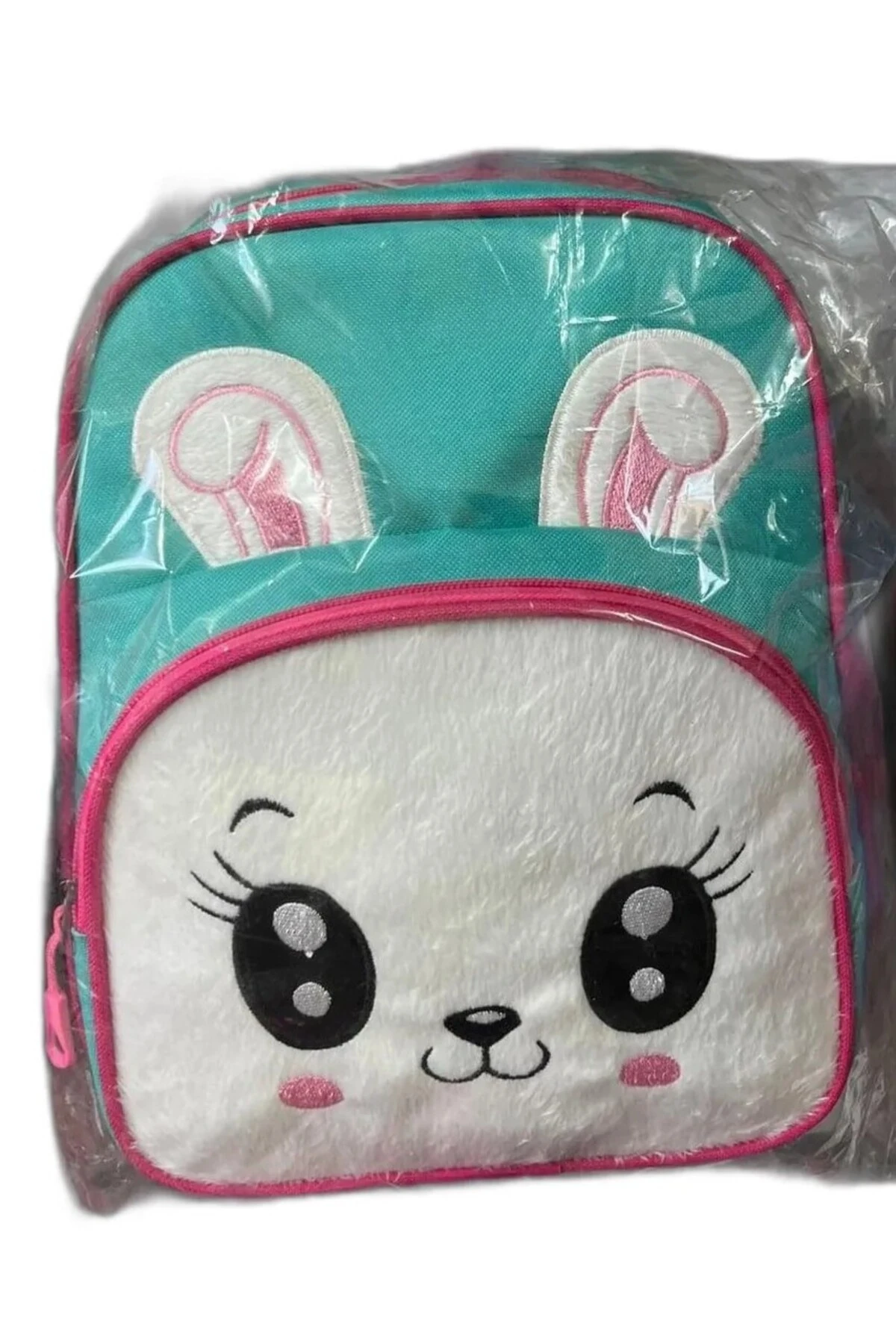 Peluş Tavşan Çanta - turkuaz