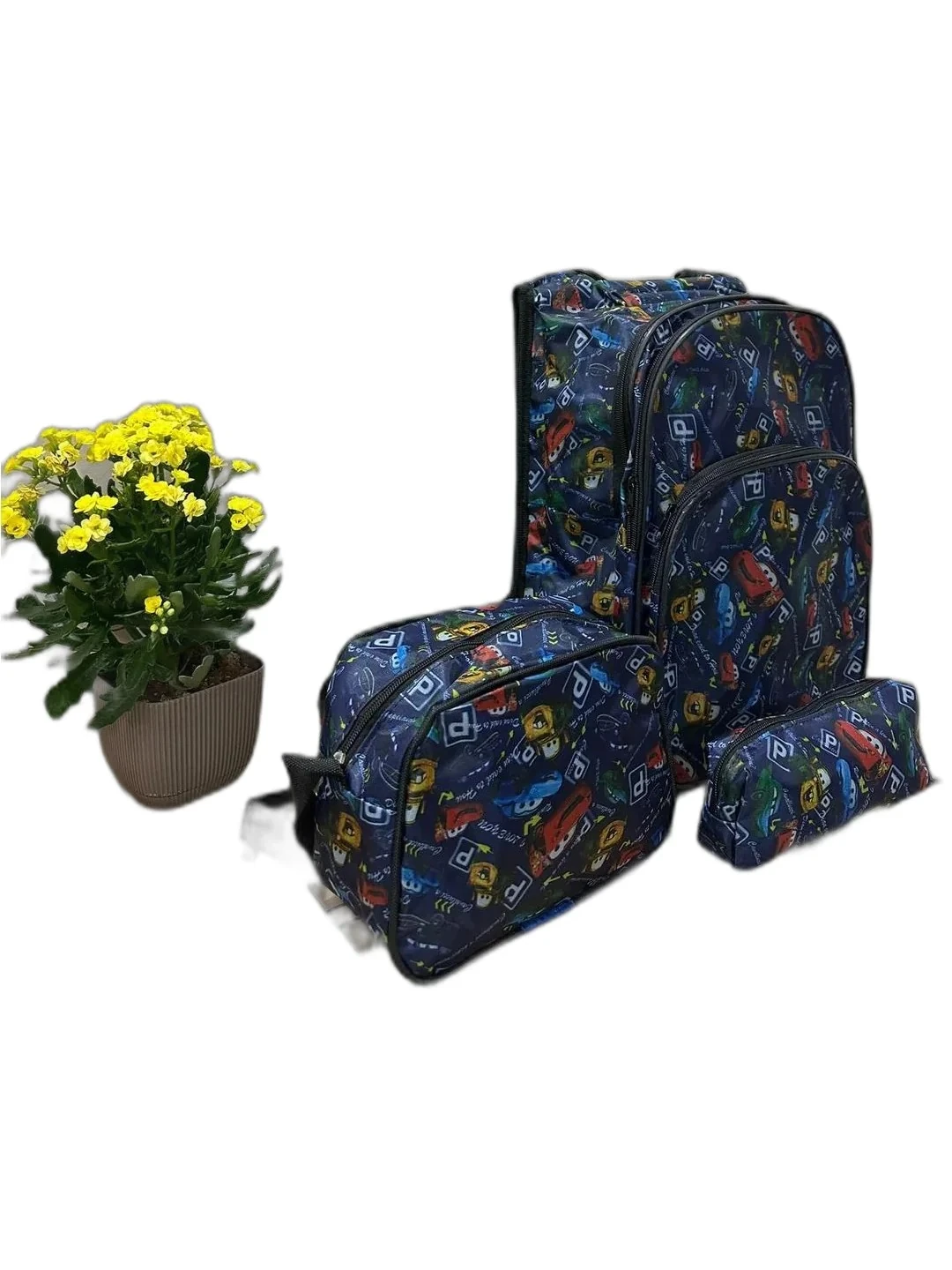 Çizgi Film Karakter Desen Beslenmeli Okul Çantası