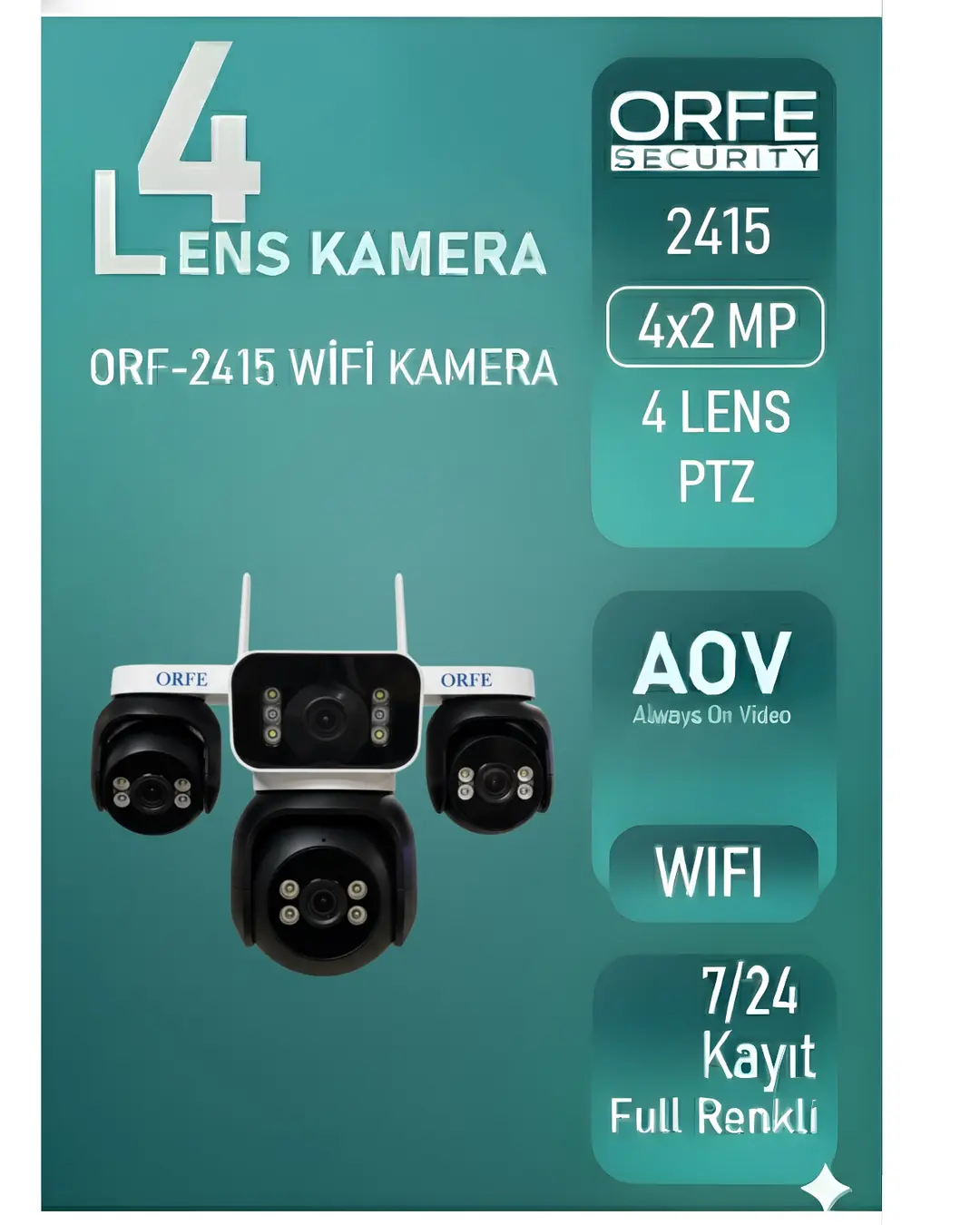 OrfeSecurity X114 Wifi Güvenlik Kamerası