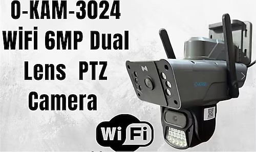 O-Kam 3024 6 Mp Dual Lens Wifi Ptz Kamera OKAM