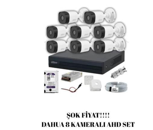 DAHUA 8'Lİ AHD SET