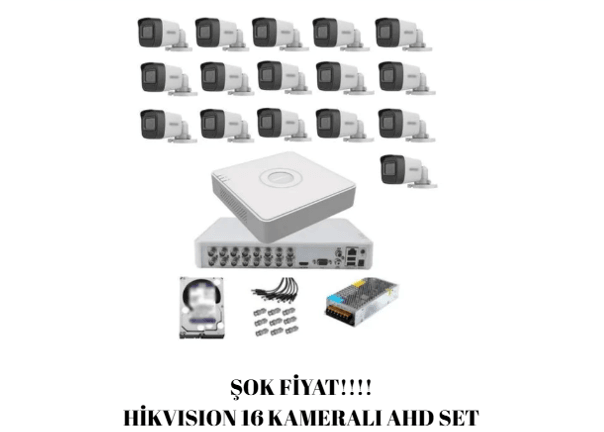 HİKVİSİON 16'LI AHD SET