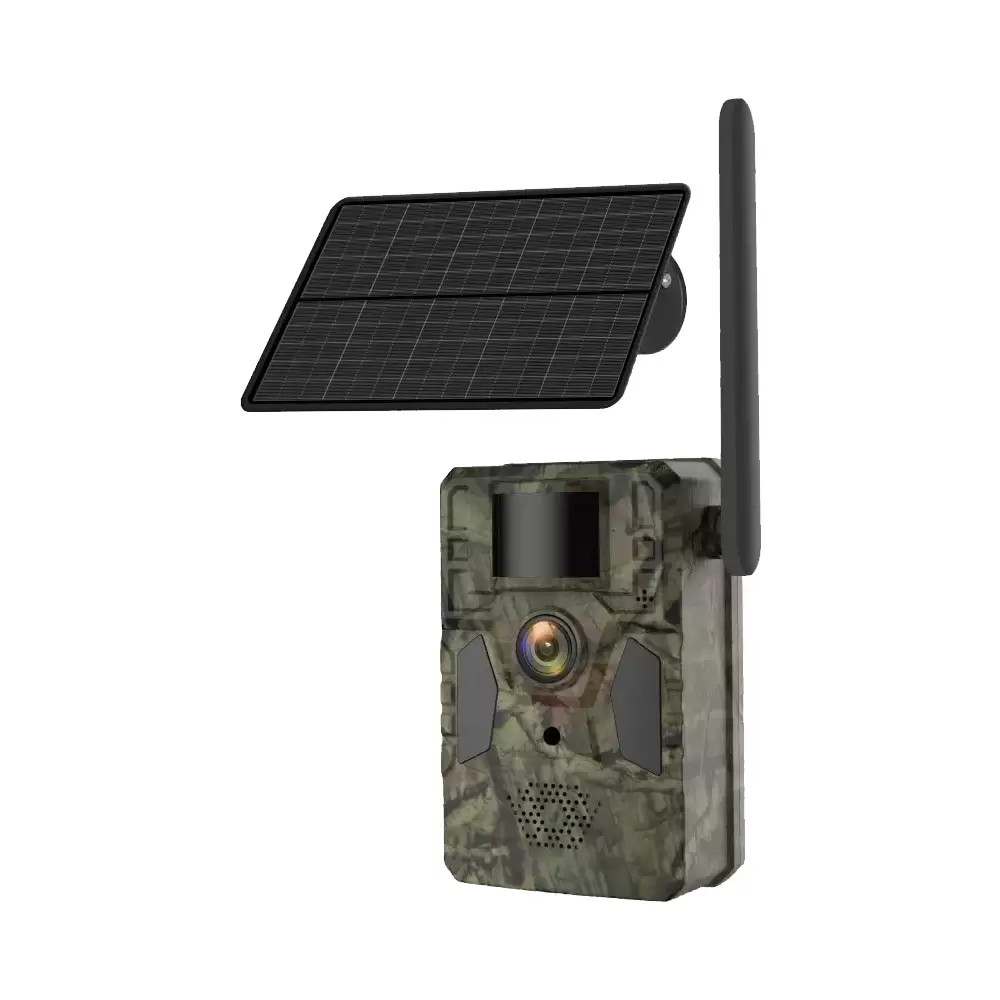 INOX-222 4 MP Full HD 4G Solar Sim Kartlı GPRS+ Black Led Fotokapan IR IP Kamera