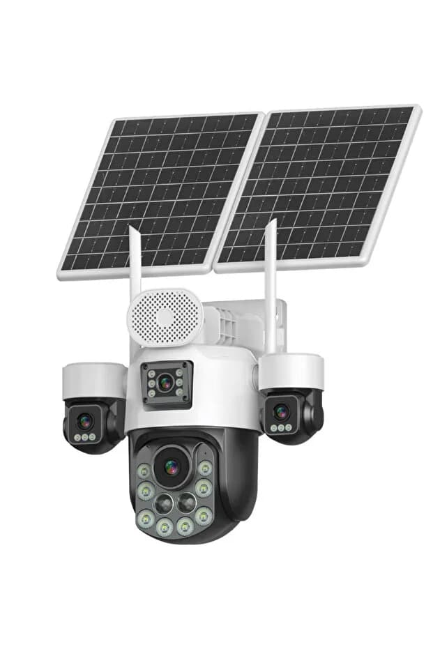 INOX X25 AOV 4 Lens 18X Zoom Güneş Enerjili 4G E-Sim Güvenlik Kamerası
