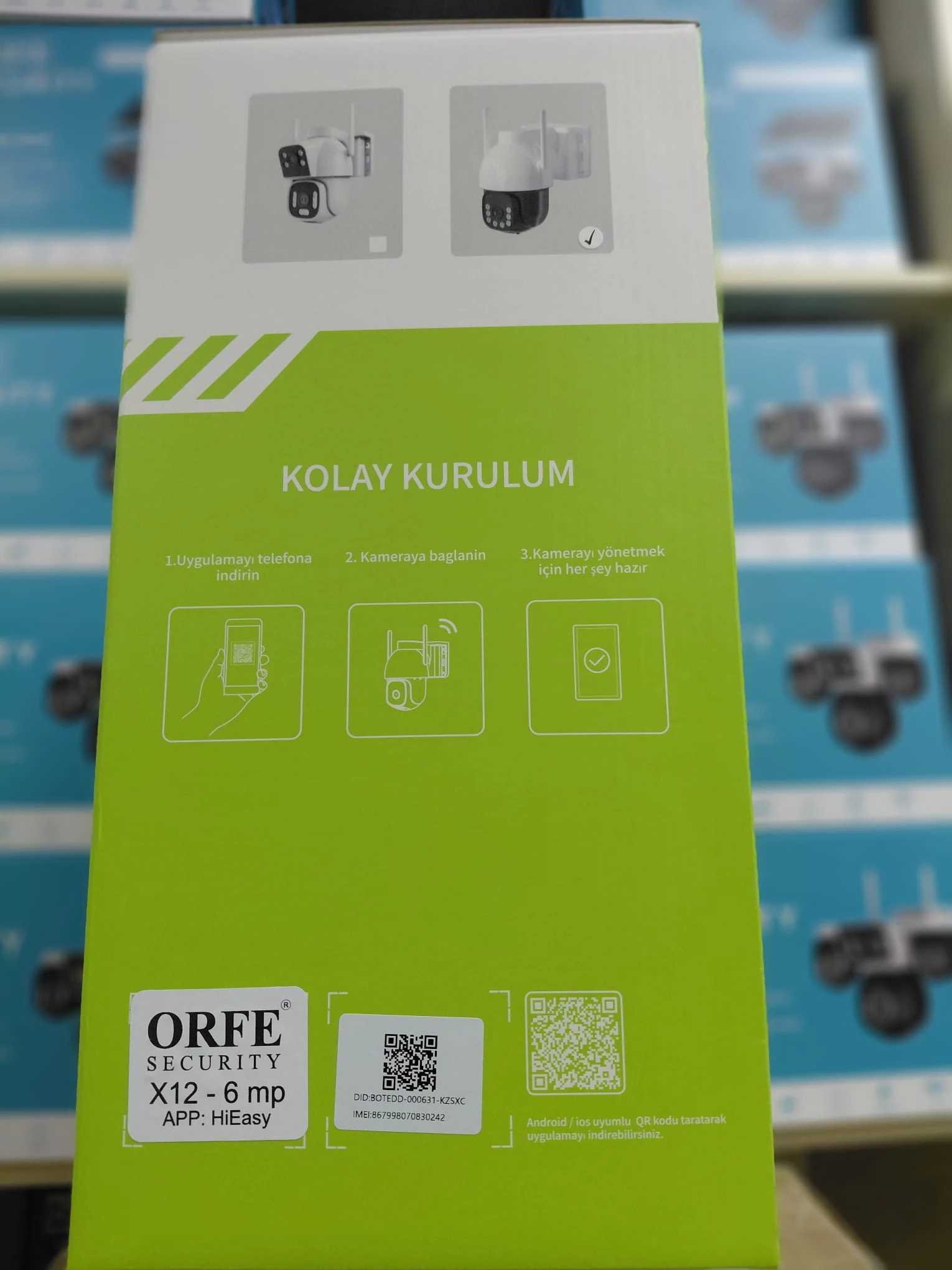 ORFE X12 GÜNEŞ ENERJİLİ 4G KAMERA