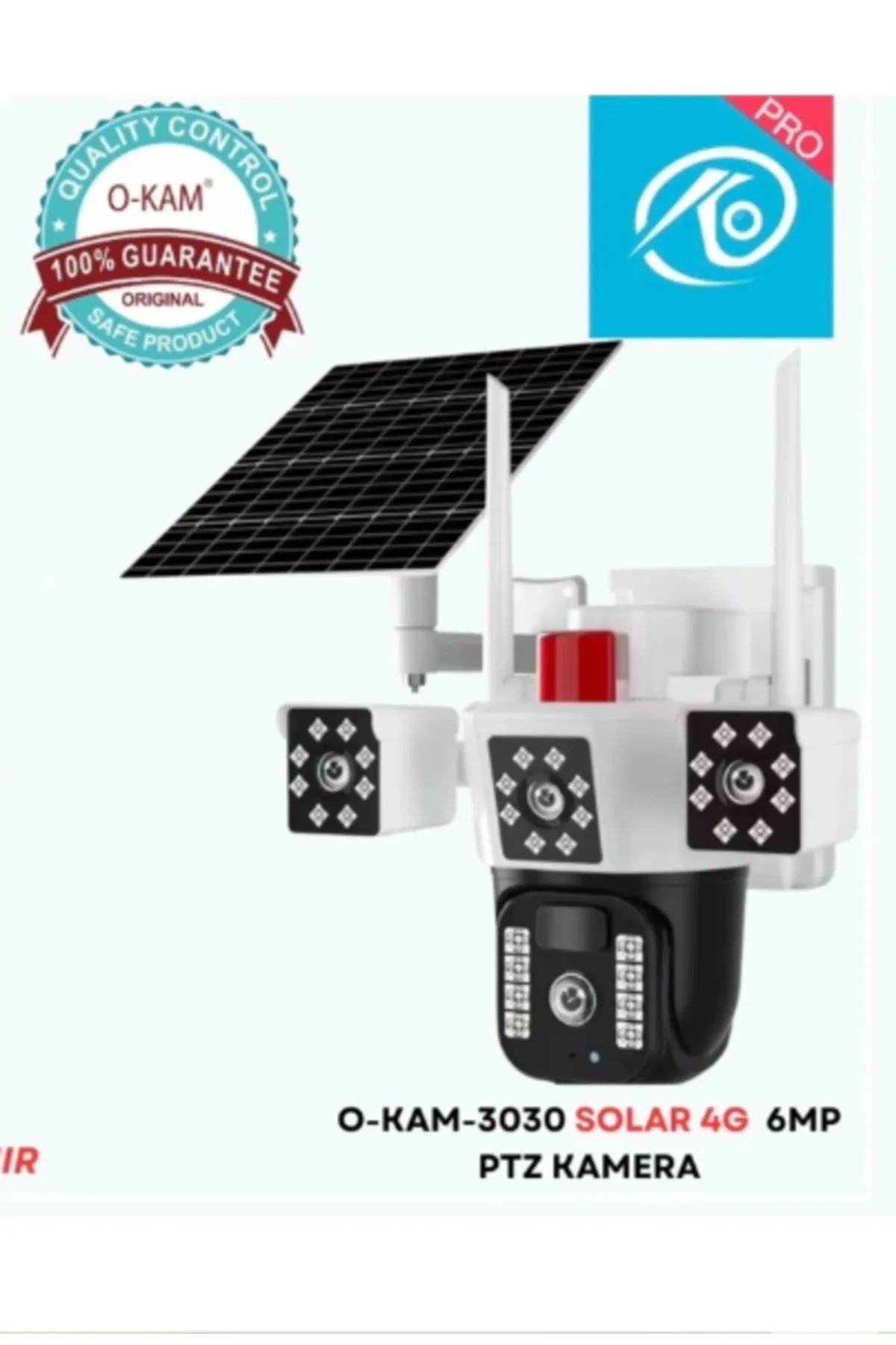 O-KAM 3030 4G KAMERA 6MP DUAL LENS ALERT PTZ OKAM