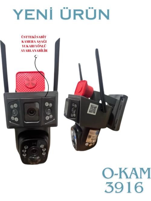 O-KAM 3916 4G 6MP DUAL LENS SOLAR PTZ KAMERA OKAM