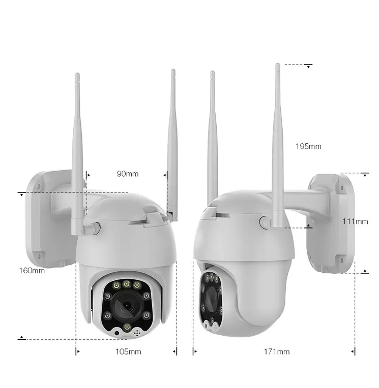 INOX-205IPC (Wi-Fi – Dış Ortam – Kişi Takibi) 3 Megapiksel Full HD Suya ...