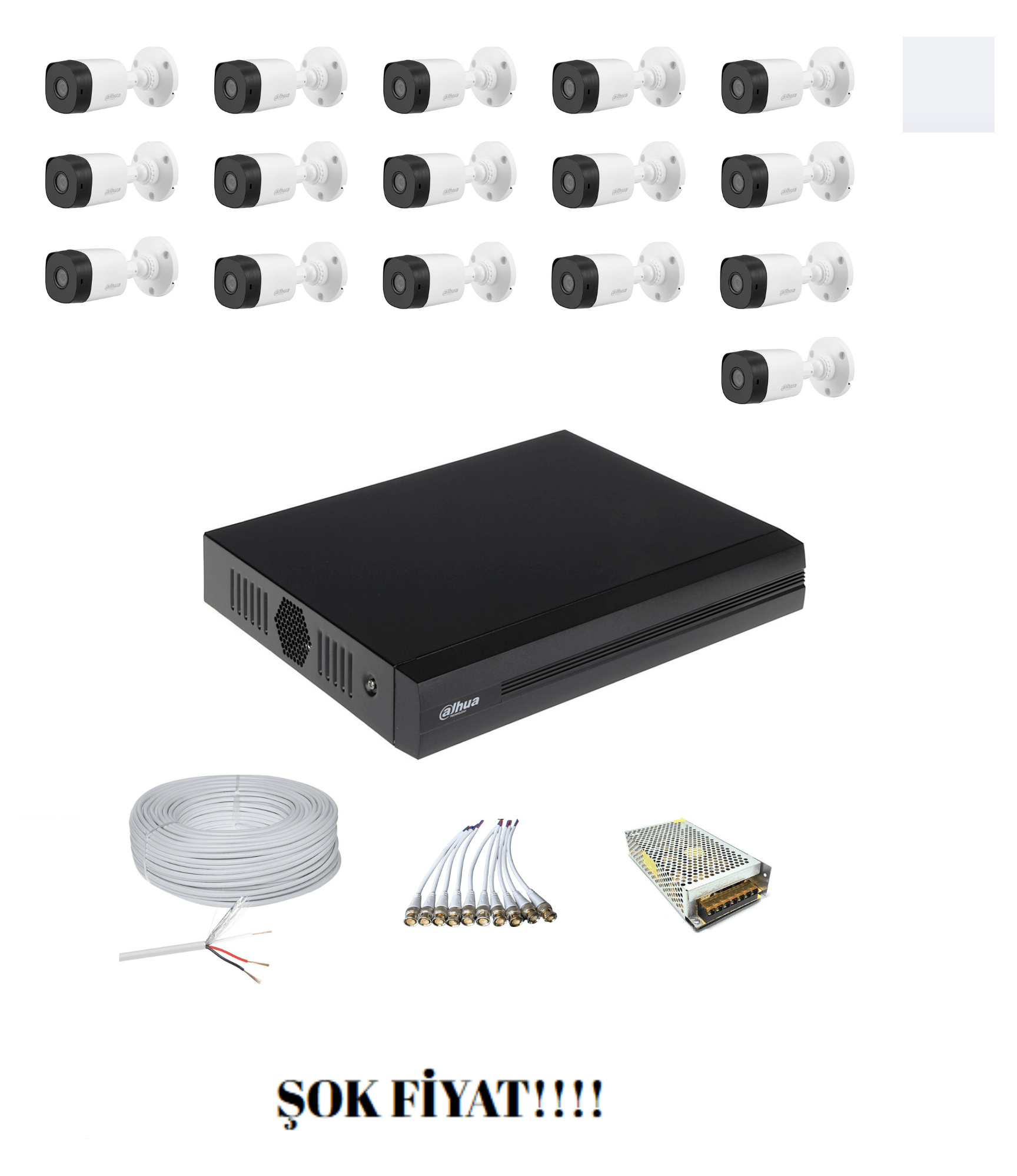 DAHUA 16'LI AHD SET