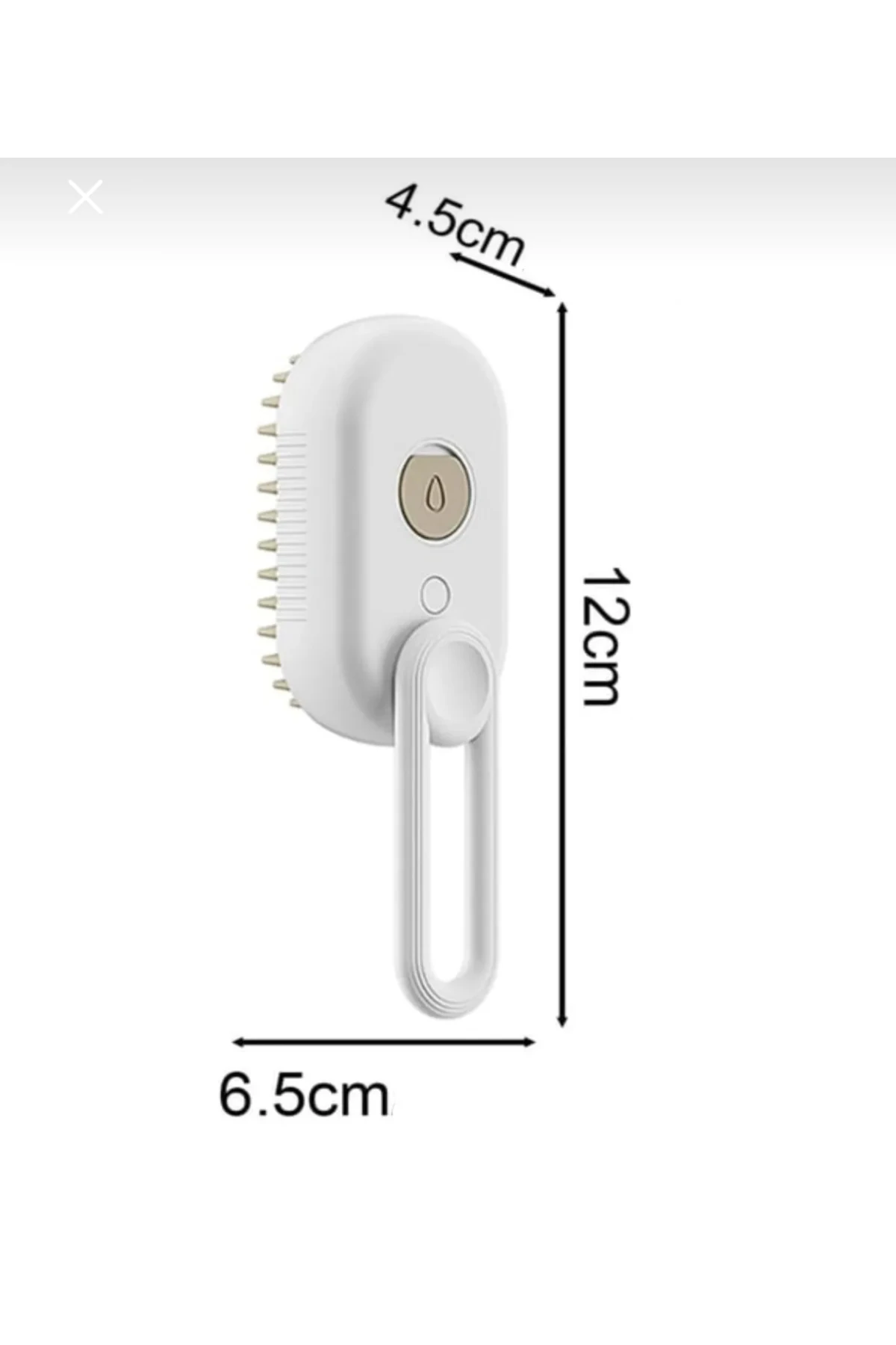 Saplı Buharlı Tarak Kedi & Köpek Yıkama Fırçası ( Karışık Renk )