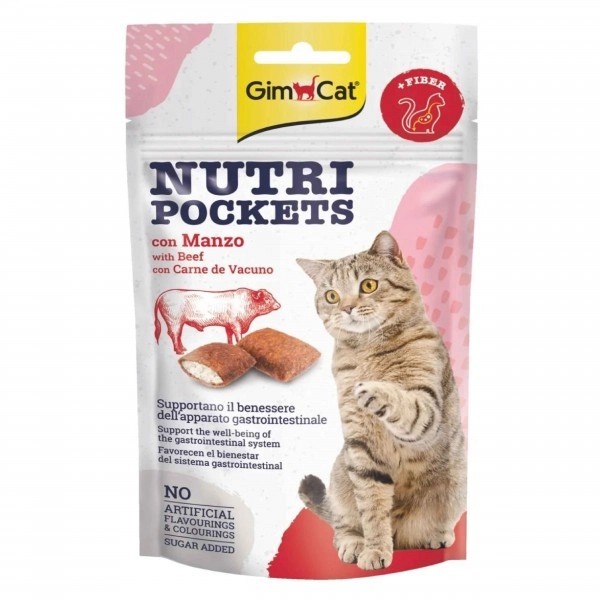GimCat Nutripockets Kedi Ödülü Malt (60gr)