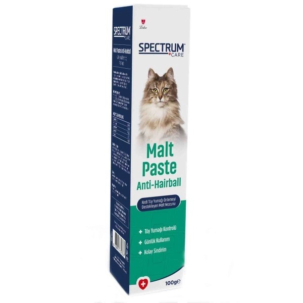 Spectrum Kedi Tüy Yumağı Önlemeyi Destekleyen Malt Macunu 
