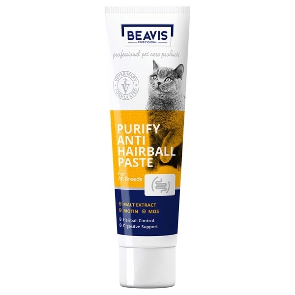 Beavis Purify Anti Hairball Paste Tüy Yumağı Önleyici Kedi Malt Macunu (100 ml)