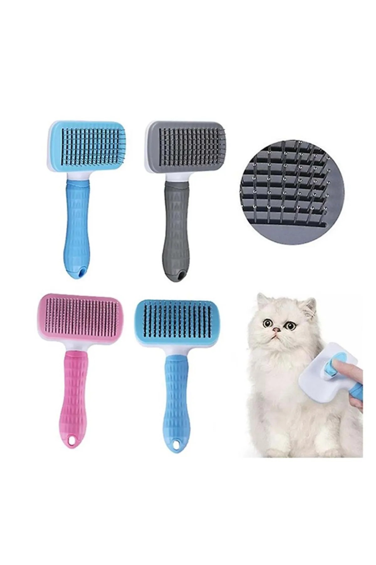 Kedi Köpek Basmalı Tarak 