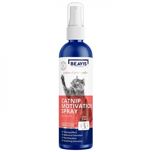Beavis Catnip Motivation Spray Kediler için Oyun Spreyi (100 ml)