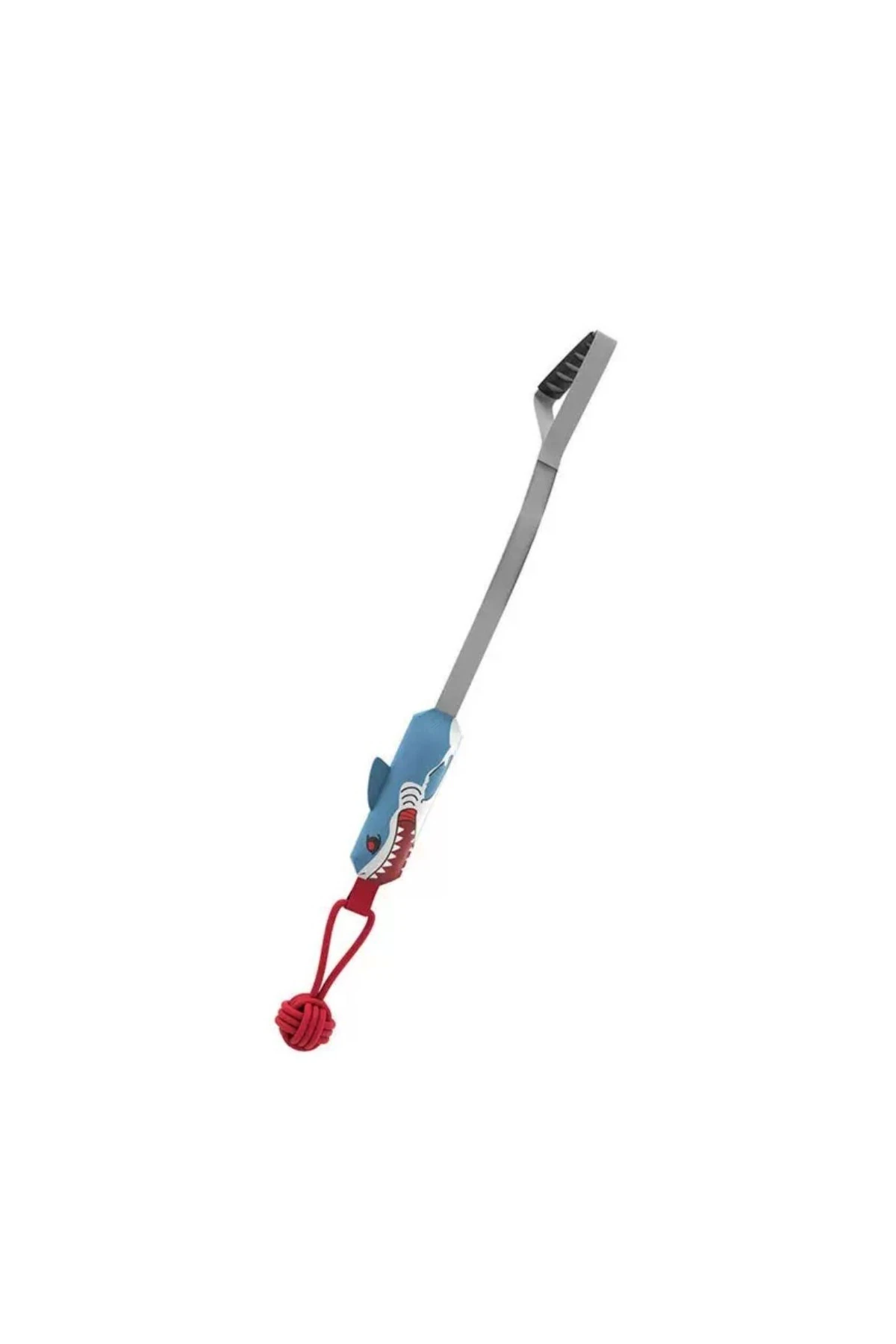 Köpek Için Sesli Halat Çekiş Stres Oyuncağı Köpek Balığı Şeklinde Kemirme Ve Isırma Oyuncağı