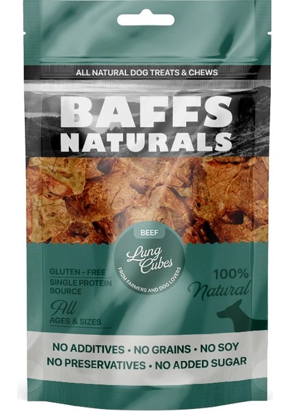 Baffs Naturals Dana Küp Ciğer %100 Doğal Köpek Ödül Maması (100 gr)