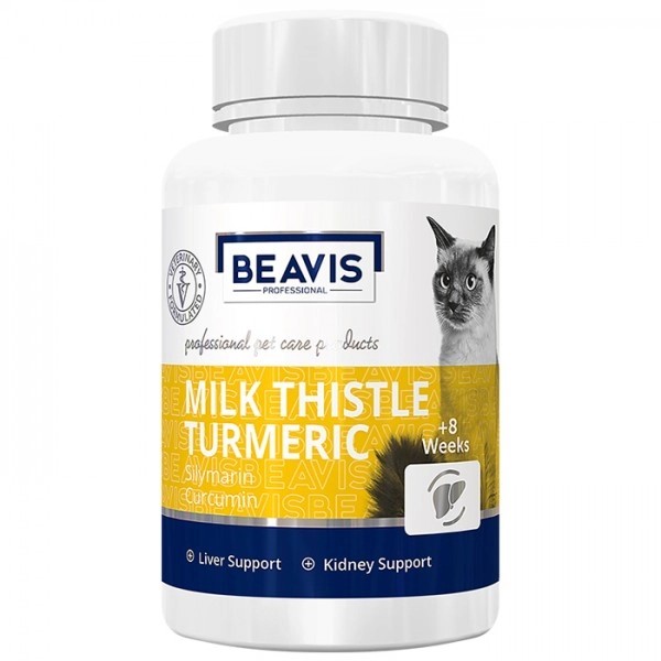 Beavis Zerdeçal ve Devedikenli Kedi Multivitamin Tablet 50 gr (100 Tablet)