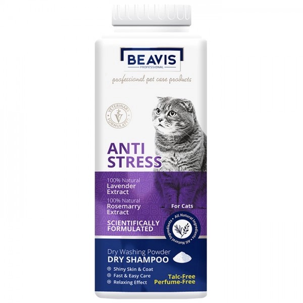 Beavis Kedi Stress Önleyici Lavanta ve Biberiye Özlü Toz Köpük Şampuanı (150gr)