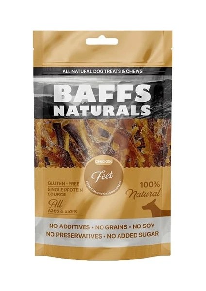 Baffs Naturals Tavuk Ayak Köpek Ödül Maması (100 gr)