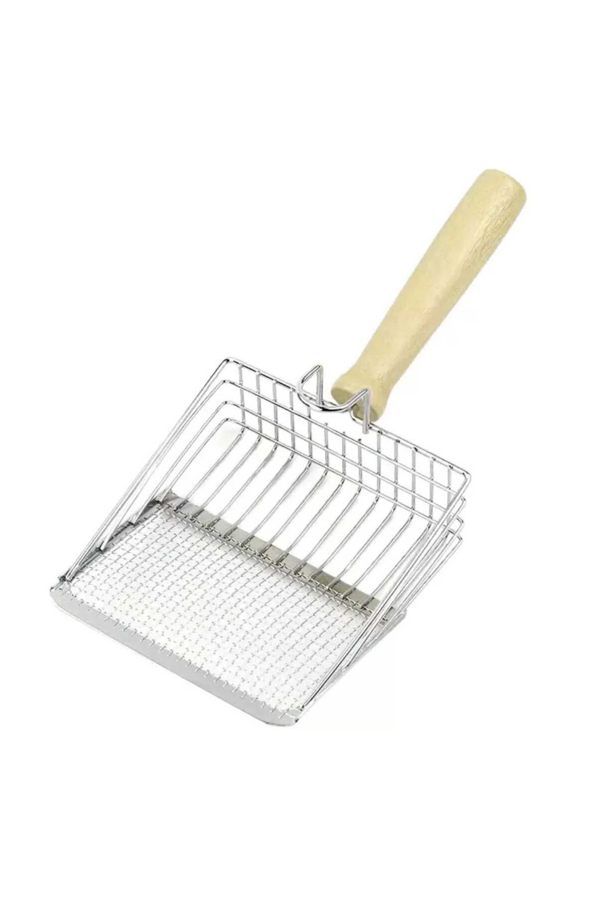 Paslanmaz Metal Kedi Köpek Kum Temizleme Metal Küreği – Dayanıklı Tuvalet Kumu Temizleyici Kürek